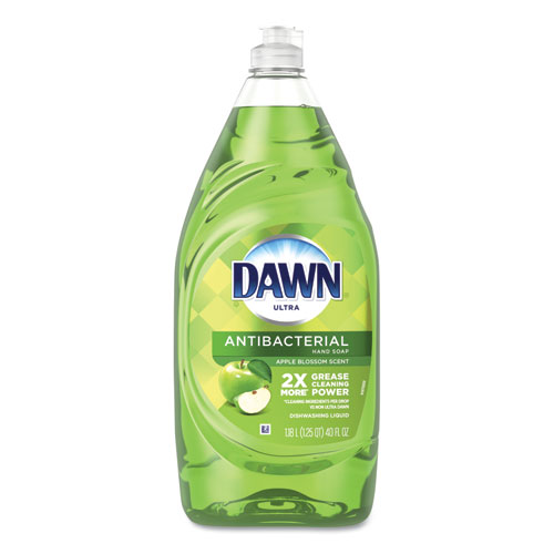 ULTRA ANTIBACTERIAL DISHWASHING LIQUID, APPLE BLOSSOM, 40 OZ BOTTLE