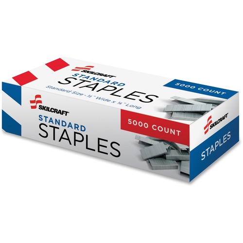 7510002729662, STAPLES, CHISEL-POINT, 1/2 WIDE, 1/4 LEG LENGTH, 5000/BOX