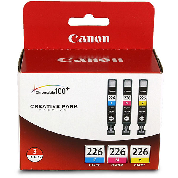 4547b005 (cli-226) Ink, Cyan/magenta/yellow, 3/pk