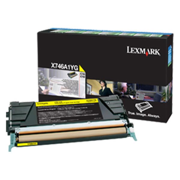 X746A1YG RETURN PROGRAM TONER, 7000 PAGE-YIELD, YELLOW