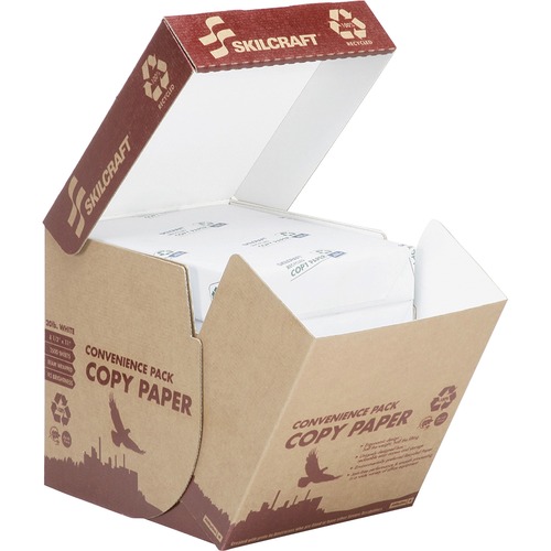 7530016111896, RECYCLED COPY PAPER, 8 1/2 X 11, 2500 REAMED SHEETS/BOX