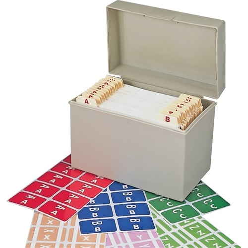 Alpha-Z Color-Coded Second Letter Labels Starter Set, A-Z, 2200/box
