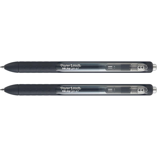 Pen, Gel, 0.7mm, Retractable, InkJoy, 2/PK, Black
