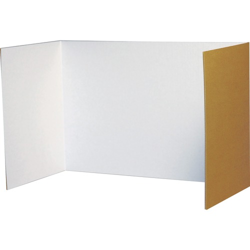 Privacy Board, 48"x16", 4/PK, White