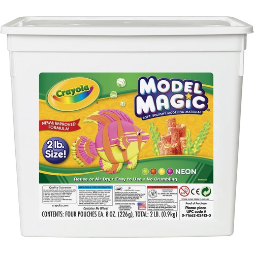 Model Magic Modeling Compound, 8 Oz Each/neon, 2 Lbs.