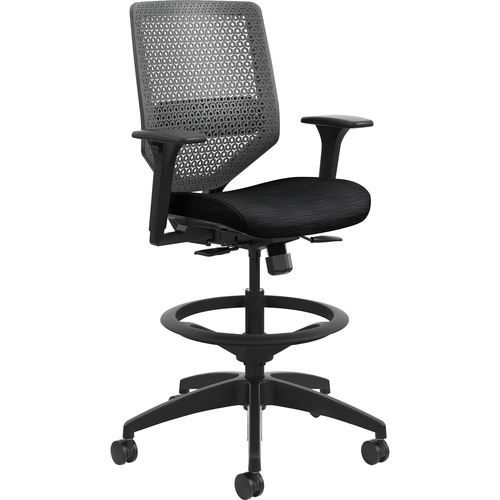 Solve Series Reactiv Back Task Stool, Ink