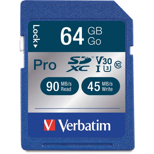 64GB PRO 600X SDXC MEMORY CARD, UHS-I V30 U3 CLASS 10