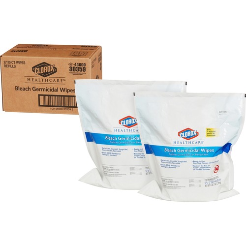 Clorox Healthcare Bleach Germicidal Wipes Refill
