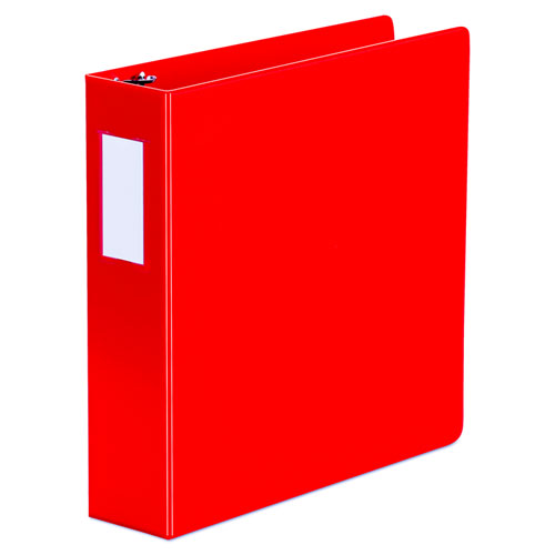D-Ring Binder, 2" Capacity, 8-1/2 X 11, Red
