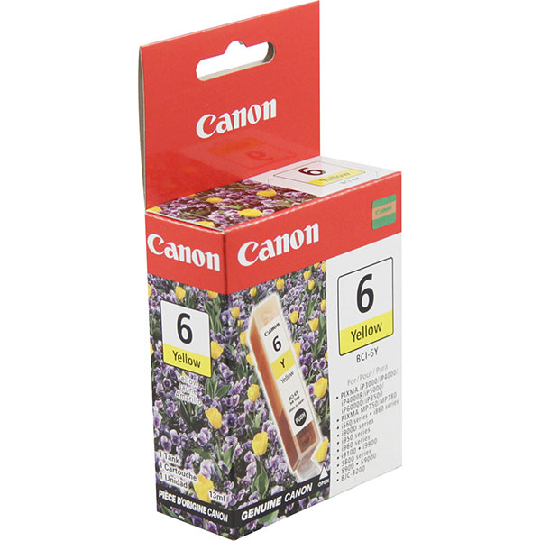 Canon (BCI-6Y) BJC 8200 i560 i860 i900D i950 i960 i9100 i9900 iP3000 iP4000 iP4000R iP5000 iP6000D iP8500 S800 S820 S820D S830D S900 S9000 MP 750 760 780 Yellow Ink Tank