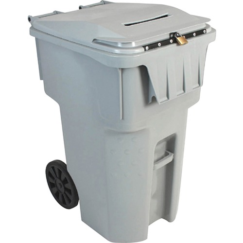 Shredder Collection Cart,32 Gal,19-3/5"x22-1/2"x36-1/2",GY