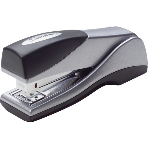 OPTIMA GRIP COMPACT STAPLER, 25-SHEET CAPACITY, SILVER