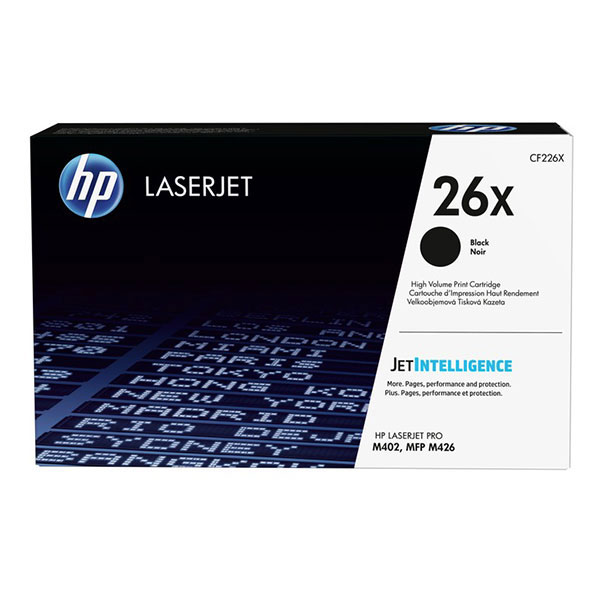 Hewlett-Packard  Toner Cartridge, HP 26X, 9000 Page Yield, Black