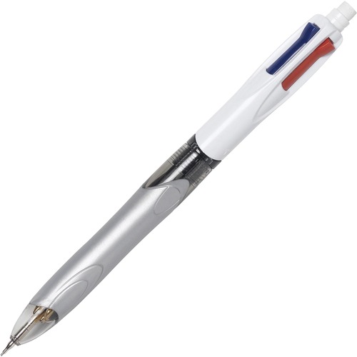 4-COLOR 3 + 1 BALLPOINT PEN AND PENCIL, ASSORTED INK, MEDIUM
