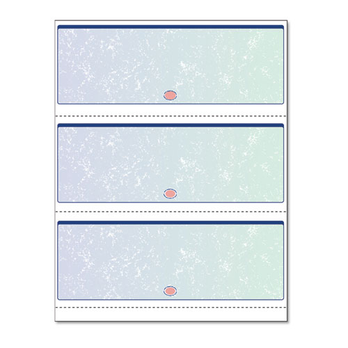 Premier Prismatic Check, Blue/green, 3/page, 13 Features, 8 1/2 X 11, 500/rm