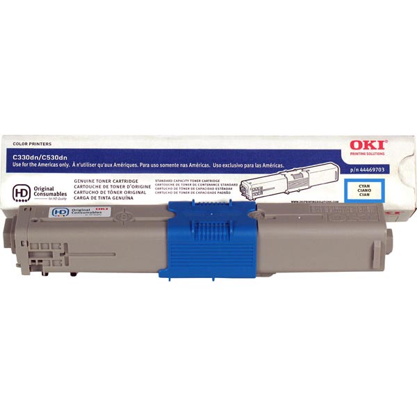 Toner Cartridge, 3,000 Page Yield, Cyan