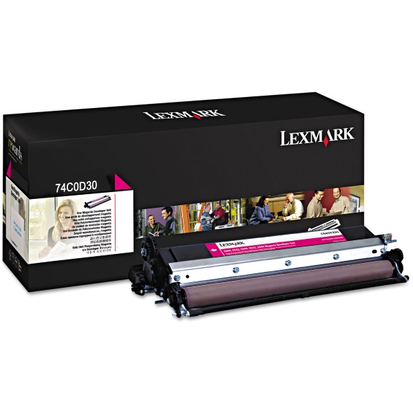 Lexmark 74C0D30 Magenta OEM Developer Unit