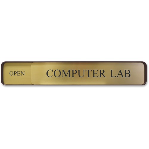 Aluminum Changeable Wall Holders, 2"x13", Bronze