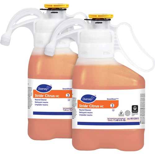 Diversey Care  Neutral Cleaner, Smart Dose, Citrus Scent, 1.4L, 2/CT, OE