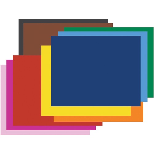 Peacock Four-Ply Railroad Board, 22 X 28, Assorted, 100/carton