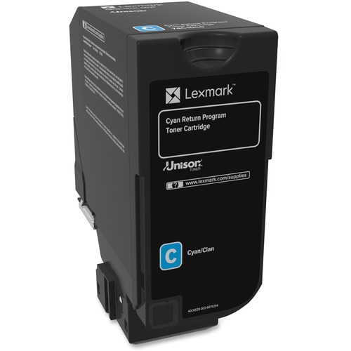 74C10C0 (CS720/CS725/CX725) RETURN PROGRAM TONER, CYAN
