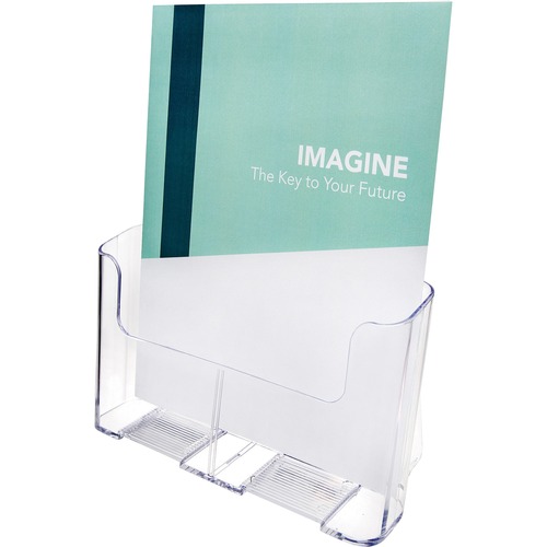 Literature Rack,Magazine Size,9-1/4"x3-3/4"x10-3/4",CL