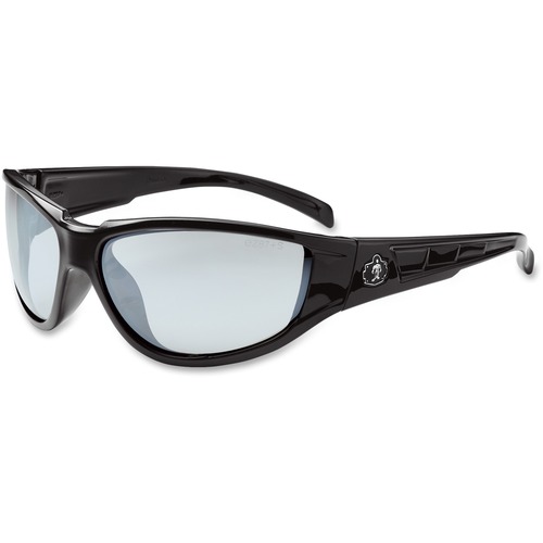 Ergodyne  In/Outdoor Lens Safety Glasses, Med-Frame, Black