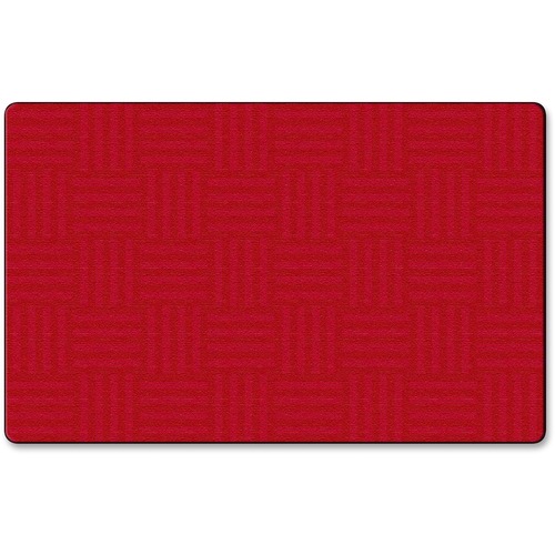 Hashtag Solid Color Rug, 10'9x13'2', Cherry