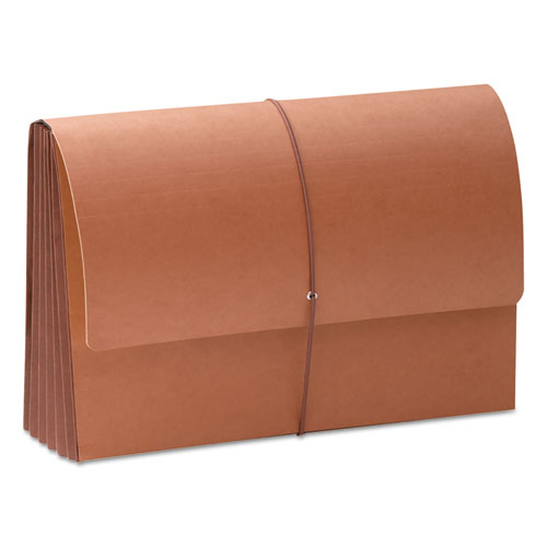 Tuff 5 1/4" Exp Wallets, Manila/redrope, Legal