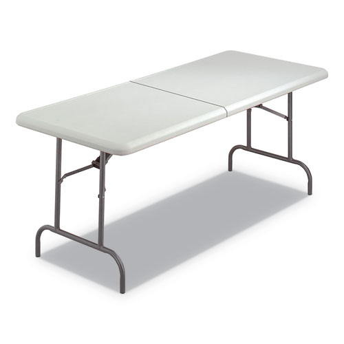 7110-01-671-6415 BLOW MOLDED FOLDING TABLES, RECTANGULAR, 72 X 30 X 29, PLATINUM