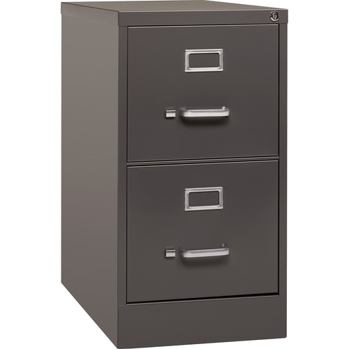 Vertical File, 2 Drawer, 15"x26-1/2"x28-3/8", Medium Tone
