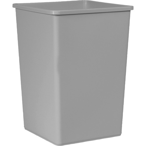 Square Container, 35 Gallon, Indoor/Outdoor, Gray