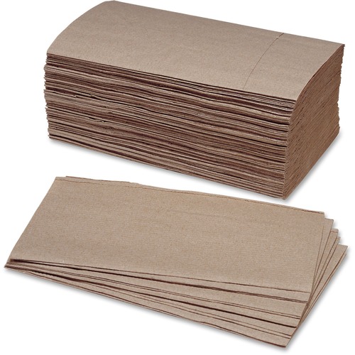8540002627178, SKILCRAFT, FOLDED PAPER TOWELS, KRAFT, 9.25 X 5.38, 250/BUNDLE, 16 BUNDLES/BOX