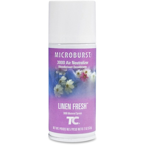 MICROBURST 3000 REFILL, LINEN FRESH, 2 OZ AEROSOL, 12/CARTON