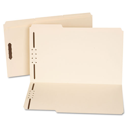 Manila Folders, Two Fasteners, 1/3 Tab, Legal, 50/box