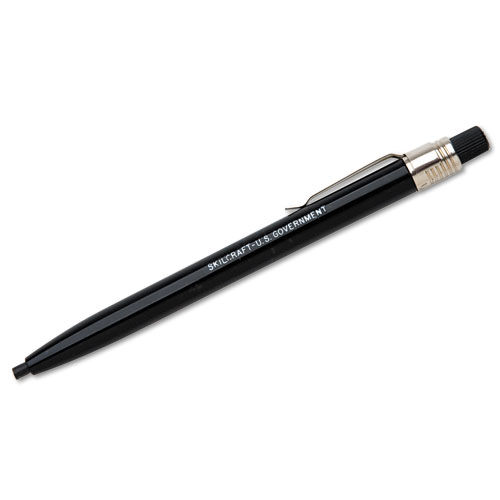7520002236672, CHINA MARKER WAX PENCIL, TWIST ACTION MECHANICAL, BLACK LEAD, DZ