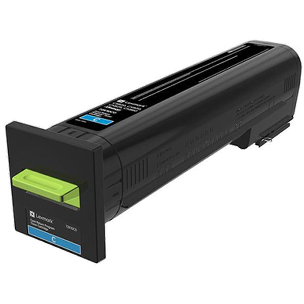 Lexmark CS820 CX820 CX825 CX860 Cyan Return Program Toner Cartridge for US Government (8000 Yield) (TAA Compliant Version of 72K10C0)