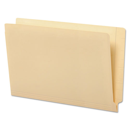 Manila Reinforced Shelf Folder, Legal, 100/box