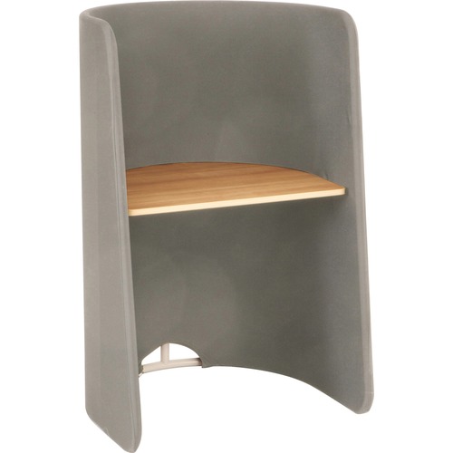 Workstation, Laminate Top, 33"x30"x51-1/2", Dark Gray