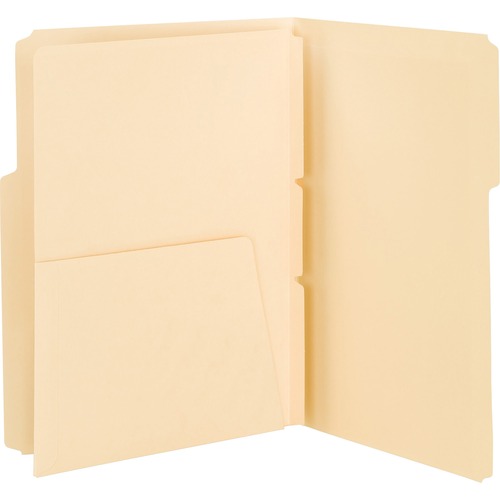 Mla Self-Adhesive Folder Dividers With 5-1/2 Pockets On Both Sides, 25/pack