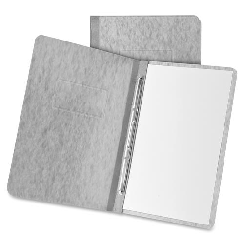 Pressboard Report Cover, 2 Prong Fastener, Letter, 3" Capacity, Gray