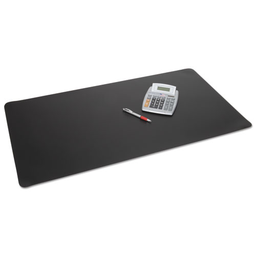 Rhinolin Ii Desk Pad With Microban, 24 X 17, Black