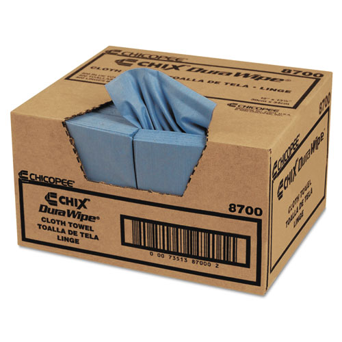 VERACLEAN CRITICAL CLEANING WIPES, SMOOTH TEXTURE, 1/4 FOLD, 12 X 13, BLUE, 400/CARTON