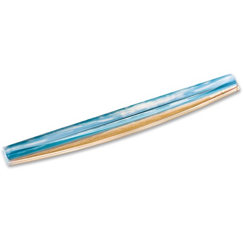 Gel Keyboard Wrist Rest W/microban Protection, 18 9/16 X 2 5/16, Sandy Beach