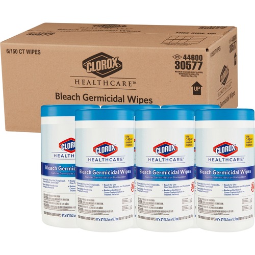 Clorox Healthcare Bleach Germicidal Wipes