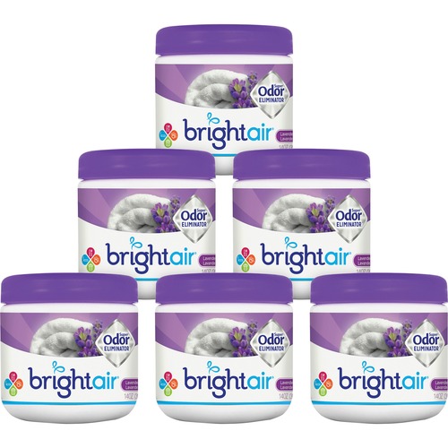 Super Odor Eliminator, Lavender And Fresh Linen, Purple, 14oz, 6/carton