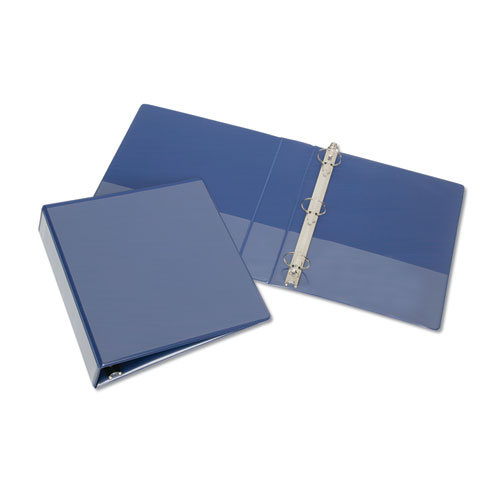 7510015194382, ROUND RING BINDER, 11 X 8 1/2, 1 1/2" CAPACITY, BLUE