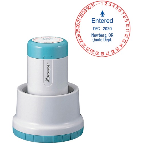 Rotary Custom Date Stamp, 1-3/4", 1-3 Lines, 14 Max
