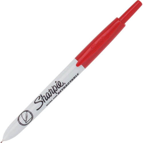 Sharpie Markers, Retractable, Ultra Fine, Red