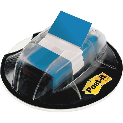 Page Flags In Desk Grip Dispenser, 1 X 1 3/4, Blue, 200/dispenser